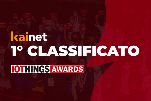 KAINET 1°CLASSIFICATO IOTHINGS AWARDS 2021